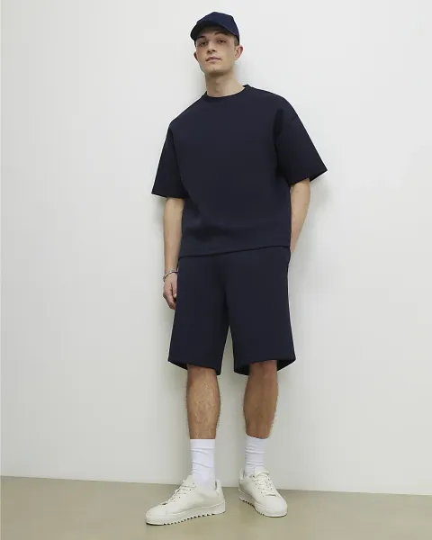 River Island Oversized Premium Cotton Blend T-Shirt
