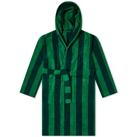 Terry Hooded Bathrobe