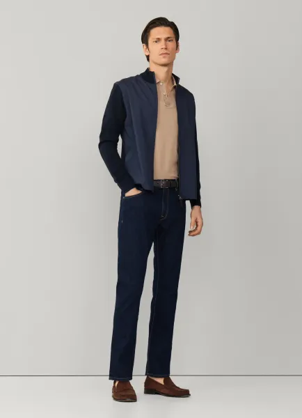 Classic Fit Selvedge Rise Wash Denim