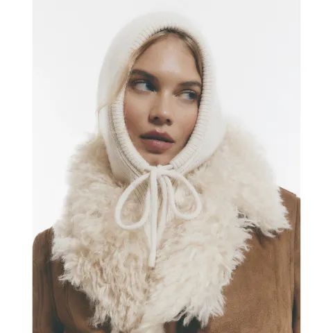 River Island Beige Knitted Snood