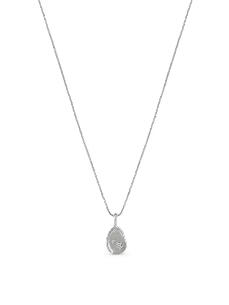 TUTTI Silver-Plated Star Disc Pendant Necklace
