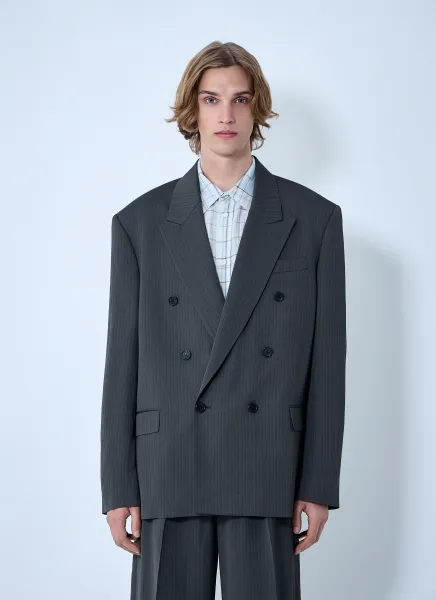 Double-Breasted Suit Jacket