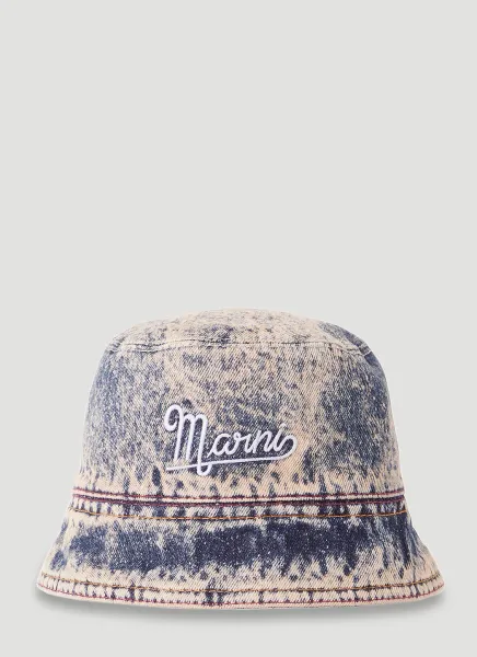 Washed Denim Bucket Hat