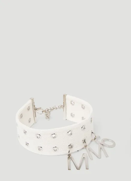 Logo Pendant Choker Necklace
