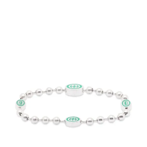 Gucci Interlocking G Enamel Boule Bracelet