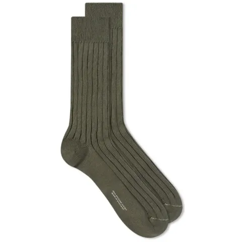 Cotton Ribbed Sock