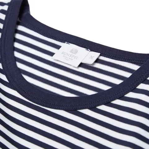French Stripe Crew Neck Tee