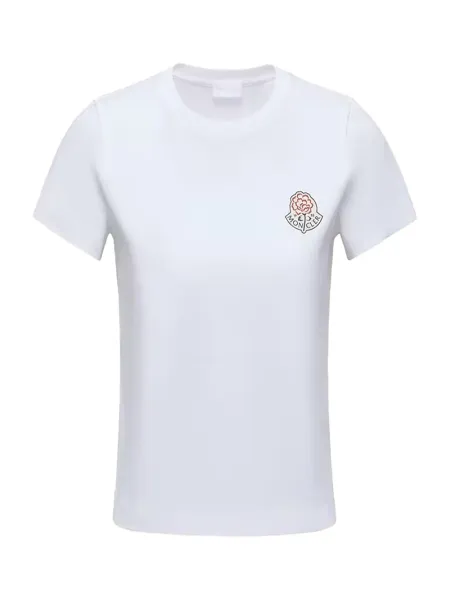 Women Logo Cotton t-shirt White
