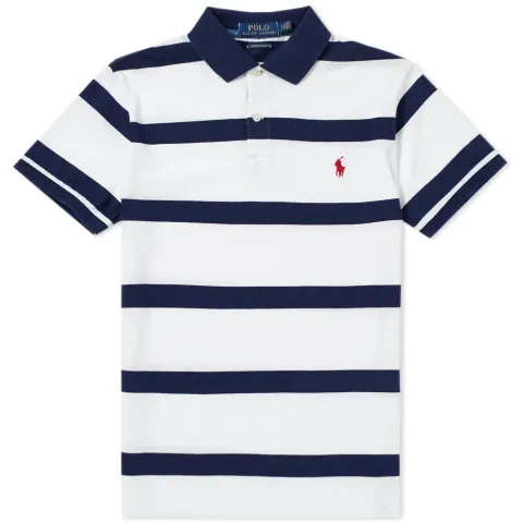Custom Fit Stripe Polo