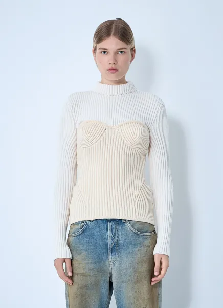 Ribbed Wool Sweater