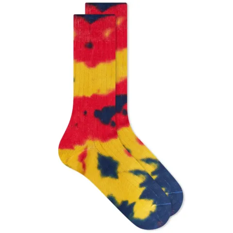 Tie Dye Formal Crew Sock