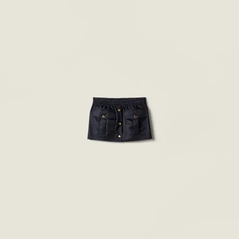 Technical gazar miniskirt