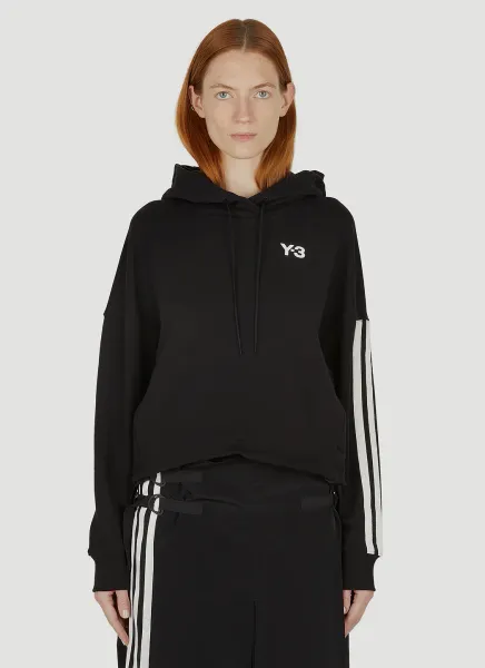 Three Stripe Hooded Sweatshirt