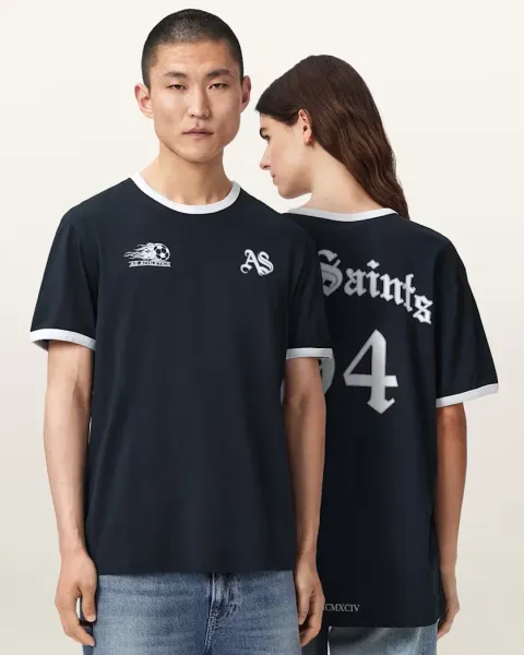 Bleus Short Sleeve Football T-Shirt