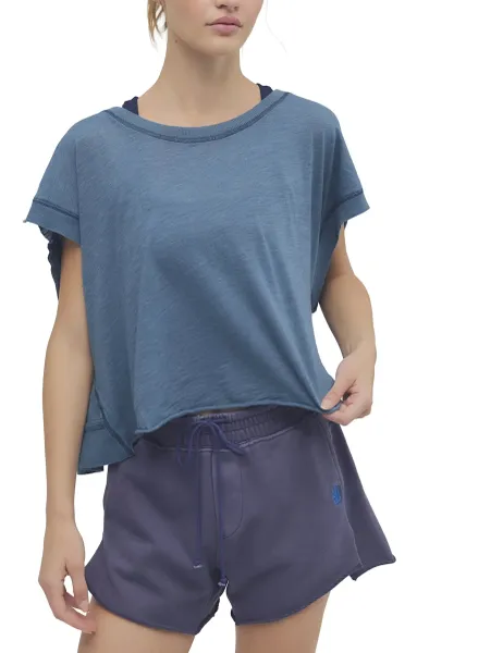FP Movement Cotton Rich My Time T-Shirt Pale Blue
