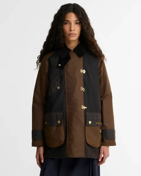 BARBOUR Felton Checked Waxed Jacket