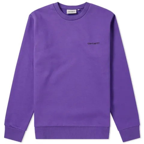 Script Embroidery Crew Sweat