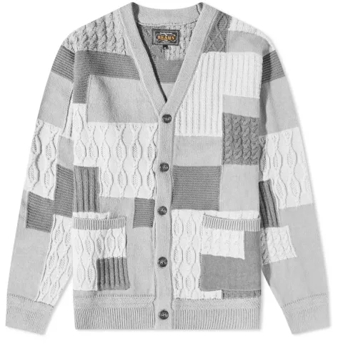 Patchwork Jaquard Cardigan