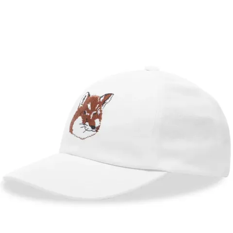 Maison Kitsuné Large Fox Head Embroidery 6P Cap