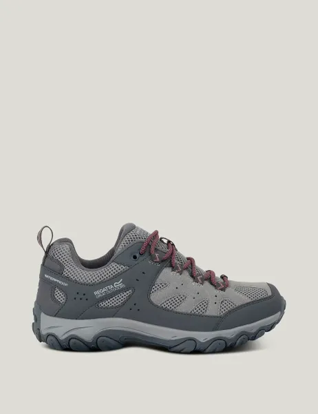 Regatta Edgepoint IV Waterproof Walking Shoes Grey Mix