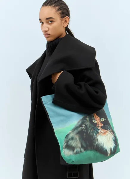 Graphic Canvas Tote Bag