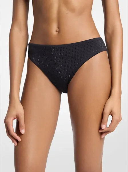 Rhinestone-Embellished Bikini Bottom