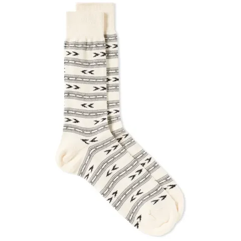 Stripes & Arrow Crew Sock