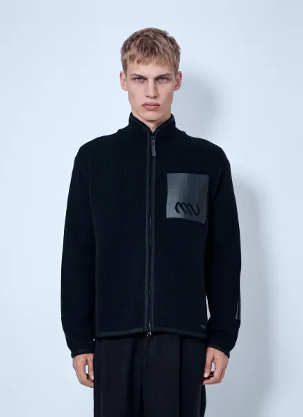 Massimo Osti Studio Zip-Up Jacket with Chest Patch