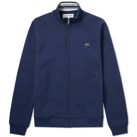 Pique Zip Track Top