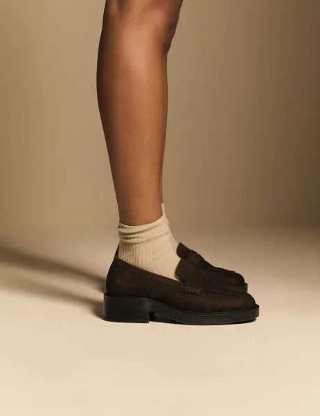 Nobody's Child Leather Chunky Loafers