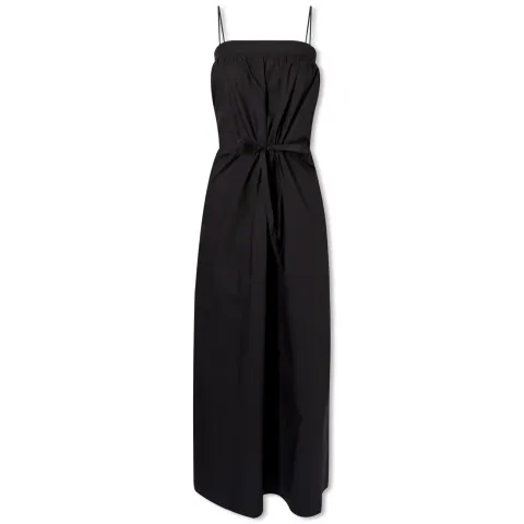 Cotton Poplin Maxi Strap Dress