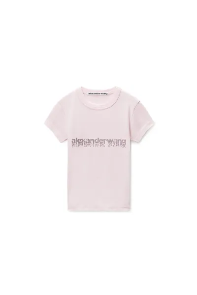 Crystal Hotfix Graphic Baby Tee