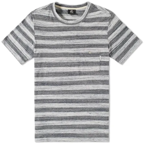 Faded Stripe Pocket Tee