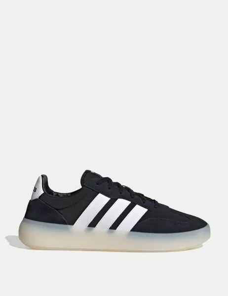 Adidas Barreda Decode Suede Lace Up Trainers Black Mix