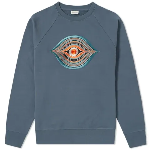 Embroidered Eye Crew Sweat