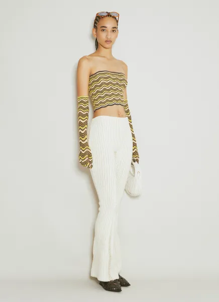 Tent Flared Knit Pants