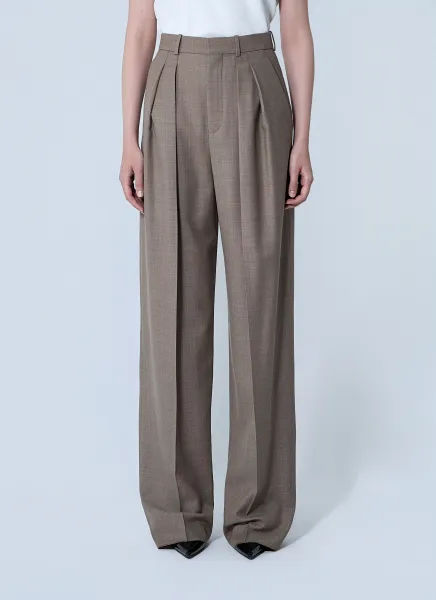Wool Chiné Pants