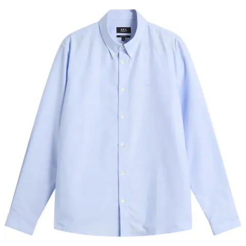 A.P.C. Greg Button Down Logo Oxford Shirt