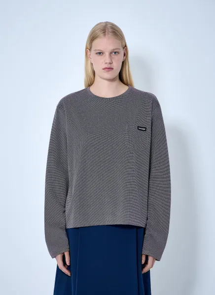 Jacquard Jersey T-Shirt