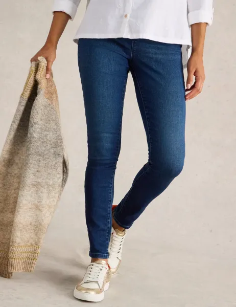 White Stuff Jeggings Med Blue Denim