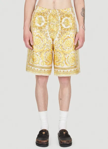 Barocco Silk Shorts