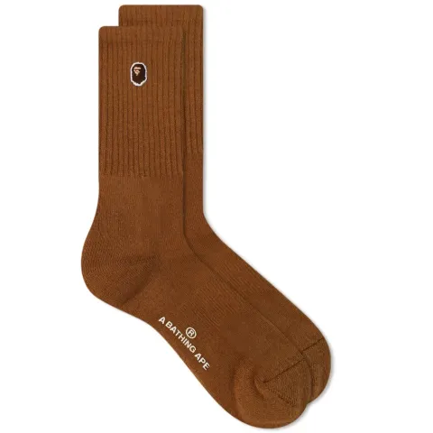 Ape Head One Point Sock