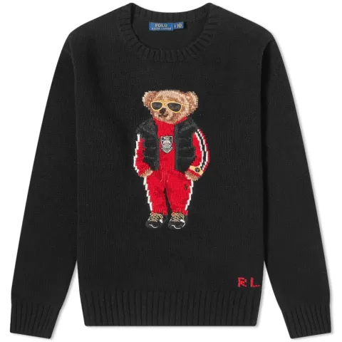 'Chinese New Year' Bear Intarsia Knit