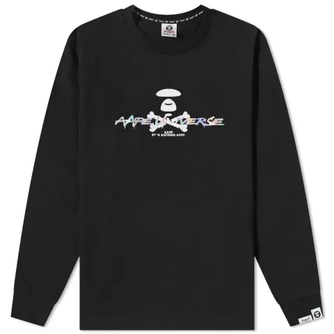AAPE Long Sleeve AAPE Universe T-Shirt