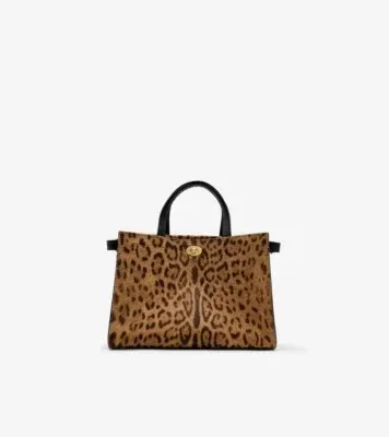 Small Cotswolds Tote in Leopard/black