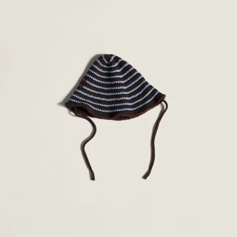Knitted cotton hat