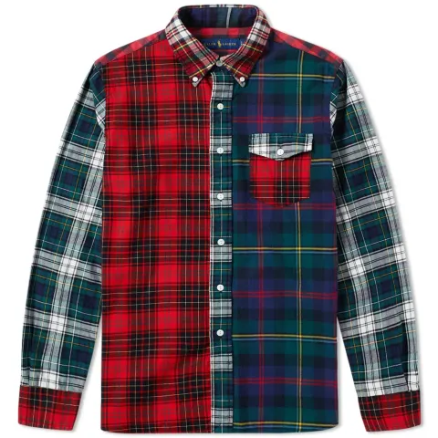 Button Down Fun Mix Shirt