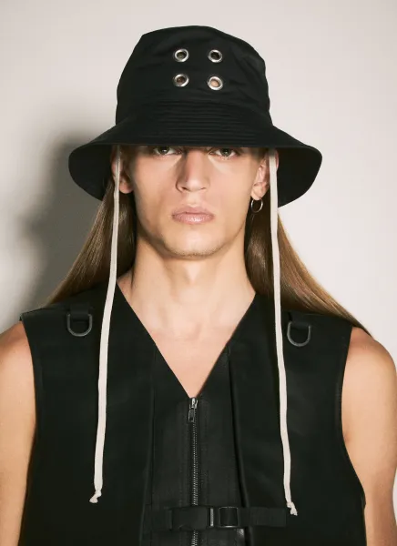 Eyelets Bucket Hat