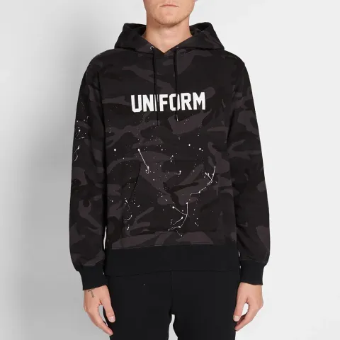 Camouflage Dripping Logo Hoody