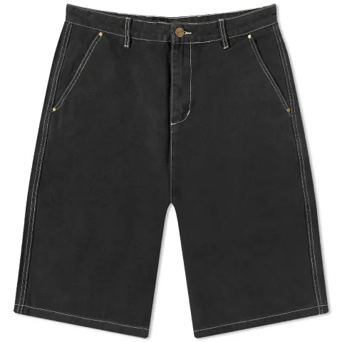 Washed Canvas Work Shorts